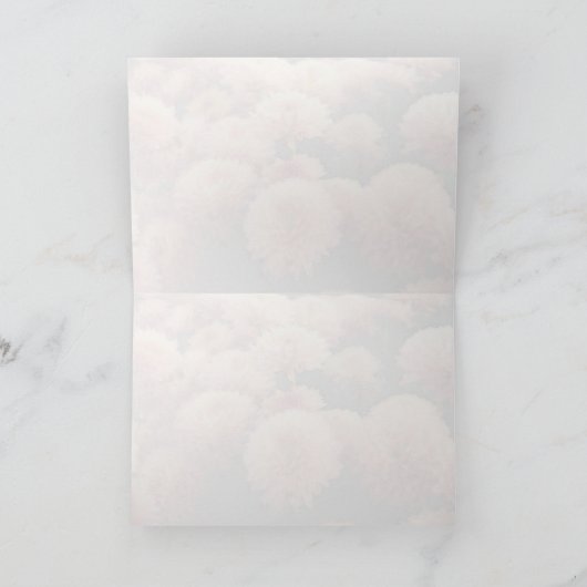 菊の挨拶状 カード (内部)