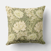 菊の模様 – William Morris クッション (裏面)