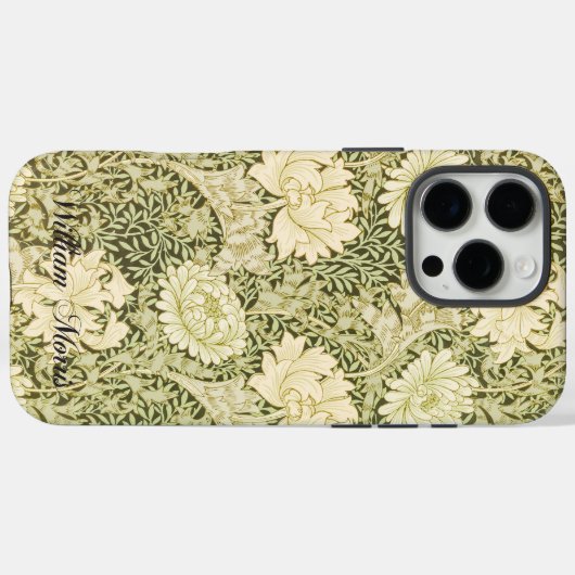 菊の模様 – William Morris Case-Mate iPhoneケース (裏面 (横))