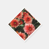 菊の紅花 スタンダードカクテルナプキン (角)
