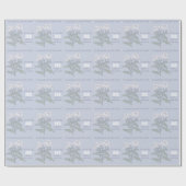 菊の結婚白番付け ラッピングペーパー (フラット)