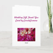 菊の結婚祝いギフト感謝カード サンキューカード (裏面)