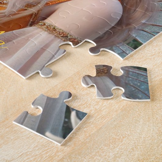 菊の美しい11月の妖精 ジグソーパズル (側面)