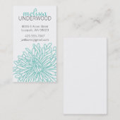 菊の花のテレホンカード コーリングカード (正面/裏面)