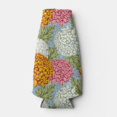 菊の花の模様 ボトルクーラー (正面)