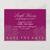 菊の花の節日 案内ポストカード (正面)