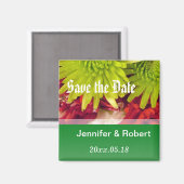 菊の花は節句 マグネット (正面/裏面)