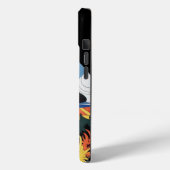 菊の花を持つ婦人、黒 Case-Mate iPhoneケース (裏面 / 左)