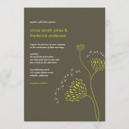 菊の花フローラエレガントシック結婚ズ 招待状