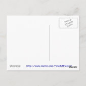 菊の花モネ花器 ポストカード (裏面)