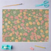 菊の花ヴィンテージ 薄葉紙 (クラフト)