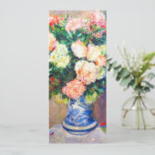 菊の花束とファ日本のンカード (スタンド正面)