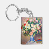 菊の花束とファ日本のン キーホルダー (正面左)