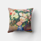 菊の花束とファ日本のン クッション (裏面)