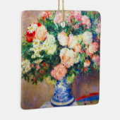 菊の花束とファ日本のン セラミックオーナメント (右)