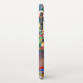 菊の花束とファ日本のン iPhoneケース (左側)