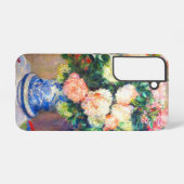 菊の花束とファ日本のン SAMSUNG GALAXYケース (裏面横)