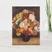 菊の花束ルノアール カード (正面)