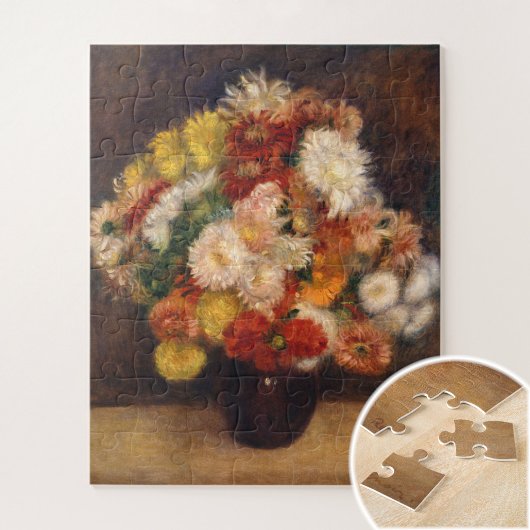 菊の花束ルノアール ジグソーパズル