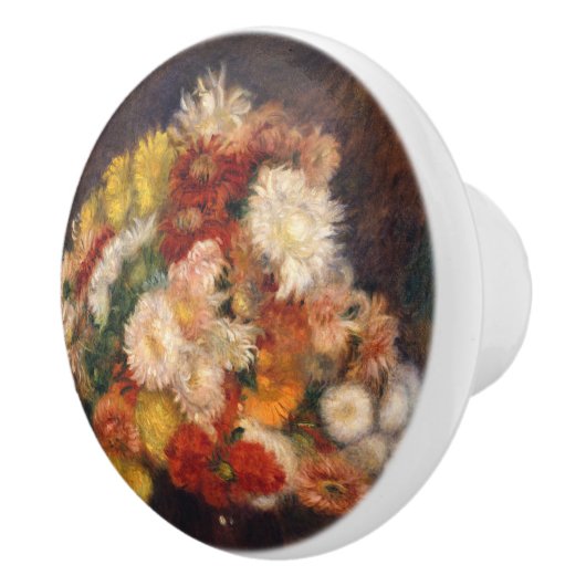 菊の花束ルノアール セラミックノブ (右)