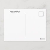 菊の花瓶クロードモネ ポストカード (裏面)