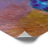 菊の花瓶クロード・モネ・アート ポスター (角)