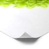 菊の花頭のクローズアップ2 ポスター (角)