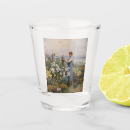 菊の花（庭の少女） ショットグラス