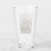 菊の花（庭の少女） タンブラーグラス (裏面)