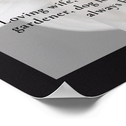 菊の花 生命のお祝い 写真 ポスター (角)