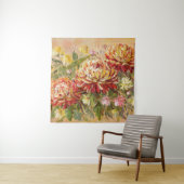 菊の草地:アクリル絵画の手。 タペストリー (インサイチュ)