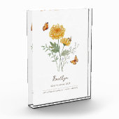 菊の誕生花 フォトブロック (左)