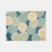 菊パターン フリースブランケット (正面(横))