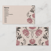 菊ヴィンテージ壁紙 名刺 (正面/裏面)