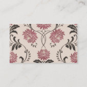 菊ヴィンテージ壁紙 名刺 (裏面)