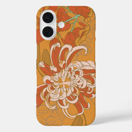 菊ヴィンテージ植物学 Case-Mate iPhoneケース (裏面)