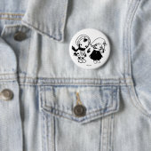 菊尾音楽ラジオ/星くん月ちゃんバッジ 缶バッジ (インサイチュ)