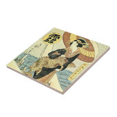 菊川町Eizanのタイルによる雪 タイル (側面)