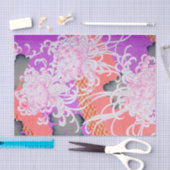 菊日本のデザイン 薄葉紙 (クラフト)