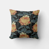 菊日本の壁紙アジア訛り クッション (正面)