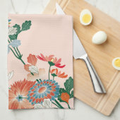 菊日本の キッチンタオル (四つ折り)