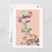 菊日本の ポストカード (正面/裏面)