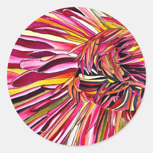 菊水彩花 ラウンドシール (正面)