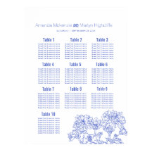 菊結婚青描絵図案