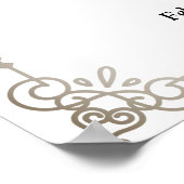 菊緑結婚園の歓迎サイン ポスター (角)