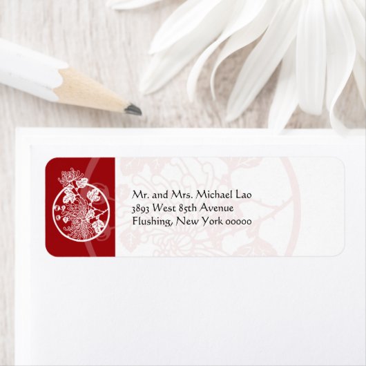 菊花ラベル ラベル (インサイチュ)