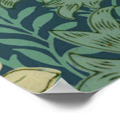 菊花入り壁紙パターン見本 ポスター (角)