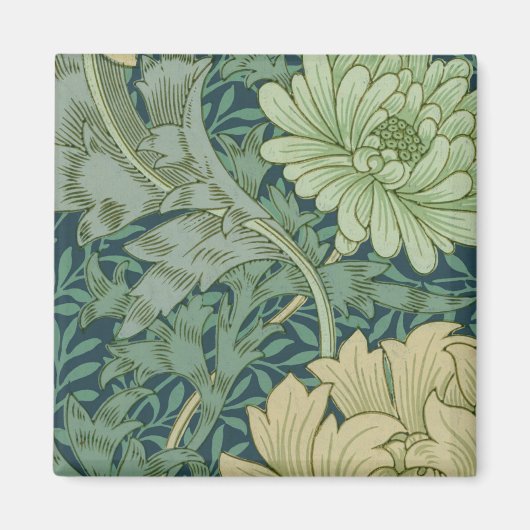 菊花入り壁紙パターン見本 マグネット (正面)