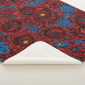 菊花及びオレンジカブトムシ シェルパブランケット (3/4)