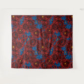 菊花及びオレンジカブトムシ タペストリー (正面(横))